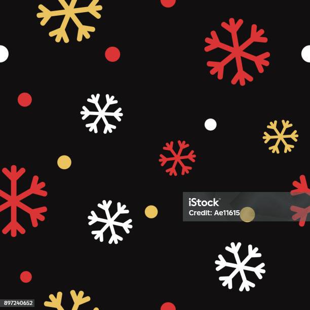Snowflake Pattern Abstract Snowflake Pattern Vector Illustration Stock Illustration - Download ...