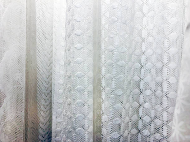 istock Top view of cloth textile surface. Close-up knitted fabric texture. 897258336