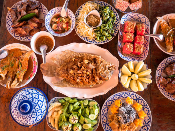 istock Thai local food,Top view 02 897262610