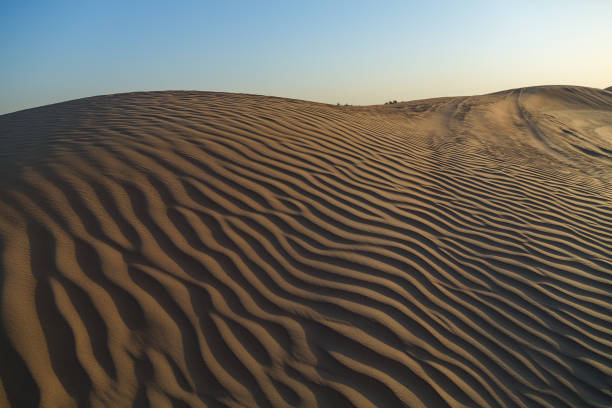 istock Desert Sand Dunes Landscapes Beautiful in Dubai, UAE. 897266356