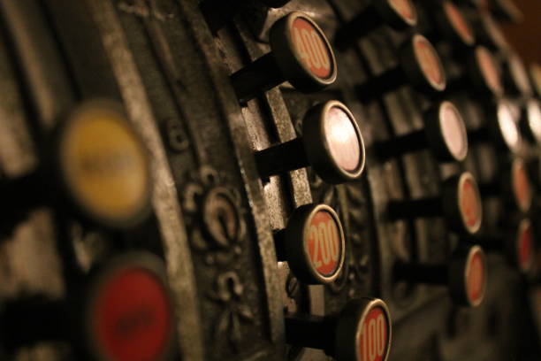 istock Antique vintage cash register 897276914