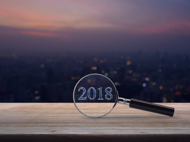 istock Business happy new year 2018 concept 897292444