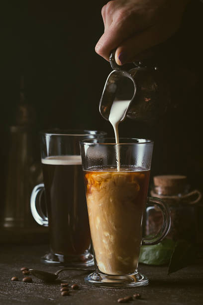 istock Glass cup of coffee 897305892
