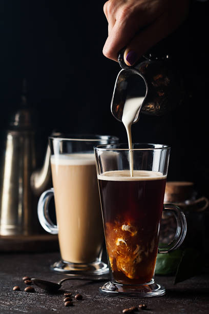 istock Glass cup of coffee 897305946