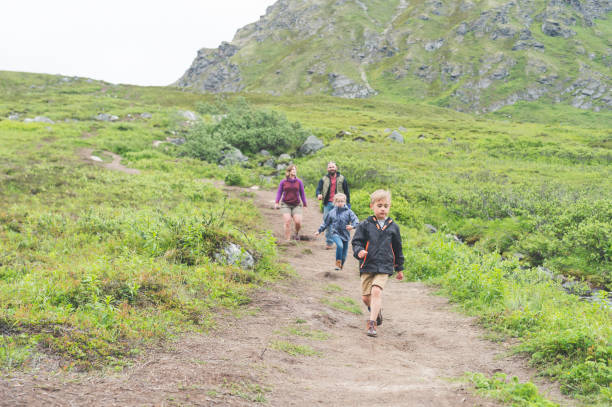 istock Family Hike in Alaska Mountains 897311574