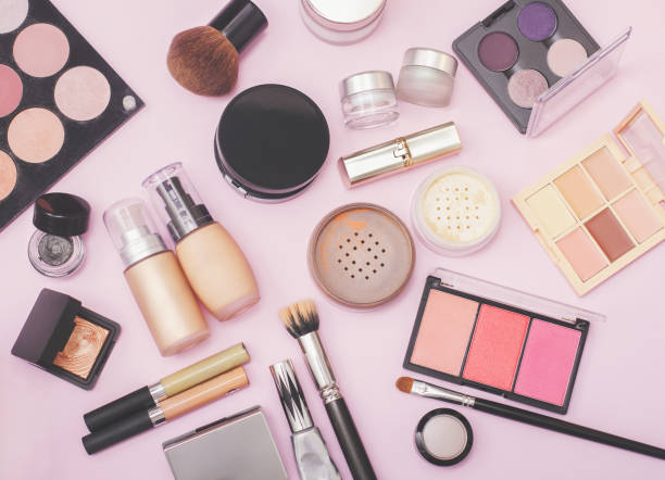 istock Set of decorative cosmetic. 897332428