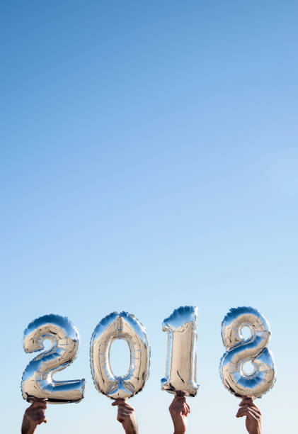 istock number 2018, as the new year 897356098