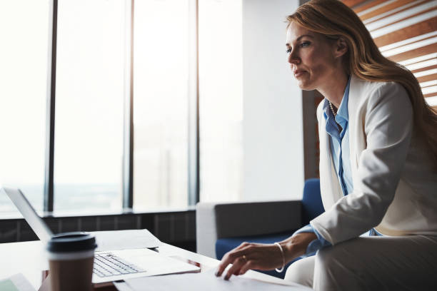 istock When it comes to success, she's fully focused 897359820