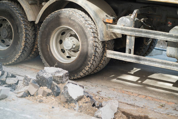 istock close up of truck wheel's 897360000