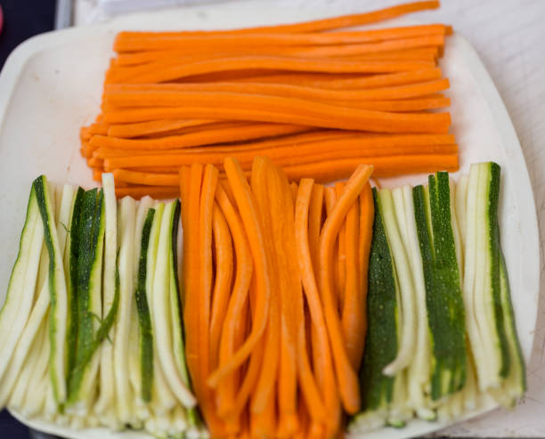 istock Fresh shredded carrots and cucumbers 897360956