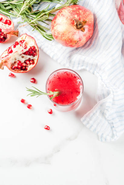istock Boozy alcoholic pomegranate cocktail 897375682
