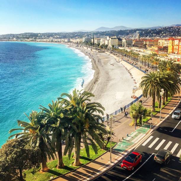 Nice views Views of Nice, France nice france stock pictures, royalty-free photos & images