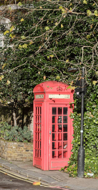 istock Red London telephone box K2 design on Millbank 897415014