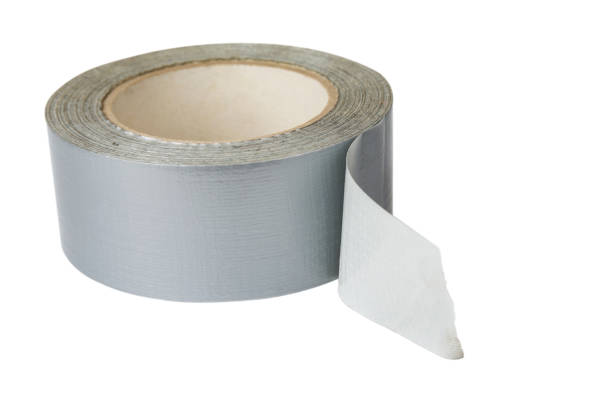 istock Roll of duck or duct tape on the white background 897434494