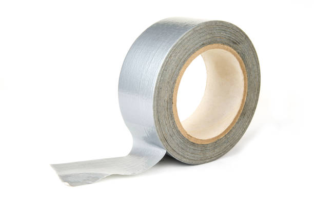 istock Roll of duck or duct tape on the white background 897435130