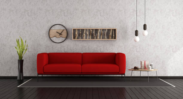 istock Minimalist living room 897450930
