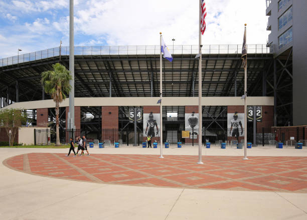 University of Central Florida's Stadium Orlando, Florida USA - October 28, 2017:  University of Central Florida's Stadium prior to the Austin Peay Governors vs. UCF Knights football game. ncaa college conference team stock pictures, royalty-free photos & images