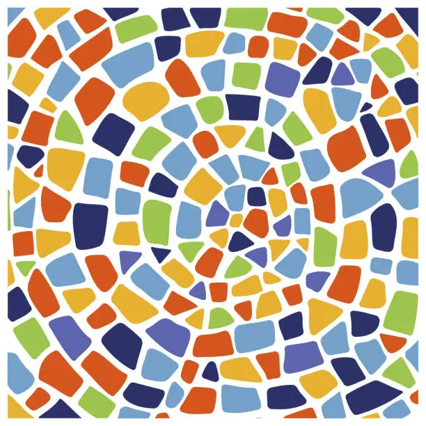 Vector illustration of Mosaic background