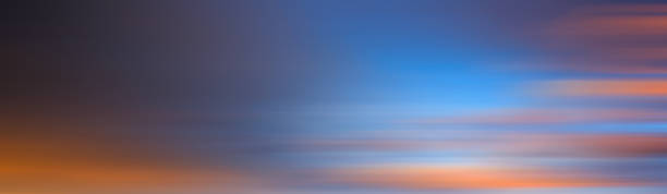 istock Colorful motion blur effect of sunset for background 897466720
