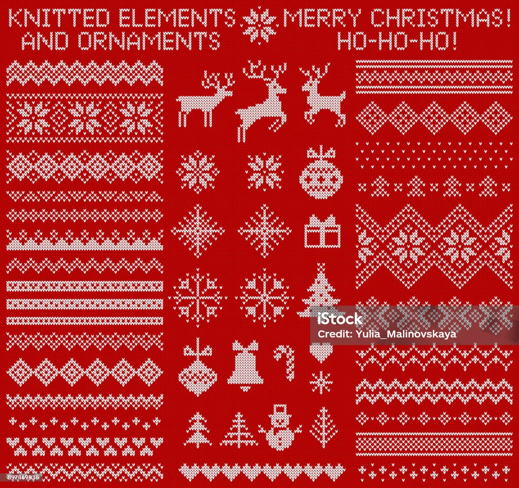 Elemen rajutan dan batas. Vektor siap. - Bebas Royalti Pola - Deskripsi vektor stok Elemen rajutan dan batas. Vektor siap. - Bebas Royalti Pola - Deskripsi vektor stok