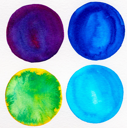 Colorful Watercolor Circles