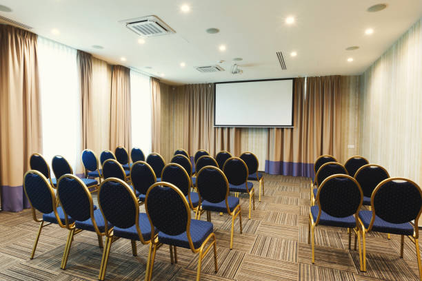 istock Interior of modern conference hall in hotel 897498330