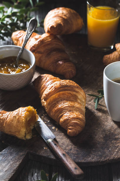 istock Delicious croissants for breakfast 897542292