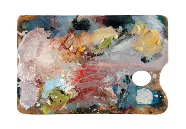 Picture this : and old painter's palette.