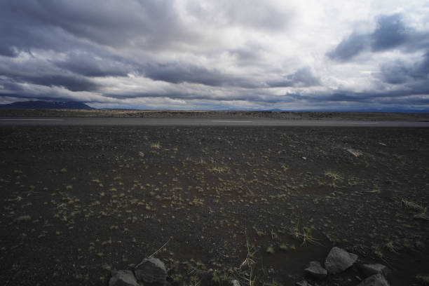 Photo of a barren landscape in Iceland.