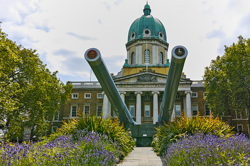 London, England - June 19, 2016: Amazing view of Imperial War Museum, London, England, United Kingdom