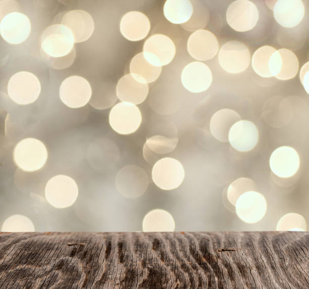 istock Perspective wooden table and bokeh background 897630092
