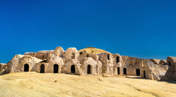 Ksar Hallouf, a fortified village in the Medenine Governorate, Southern Tunisia Ksar Hallouf, a fortified village in the Medenine Governorate, Southern Tunisia. Africa ksar stock pictures, royalty-free photos & images