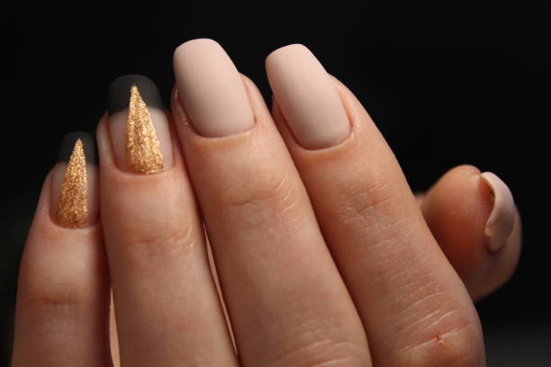 istock stylish design of manicure 897642636