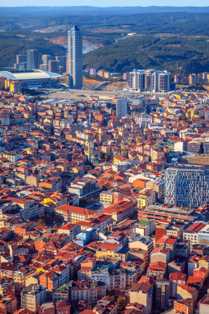 istock Cityscape, view from the height Istambul (roofs) 897651072