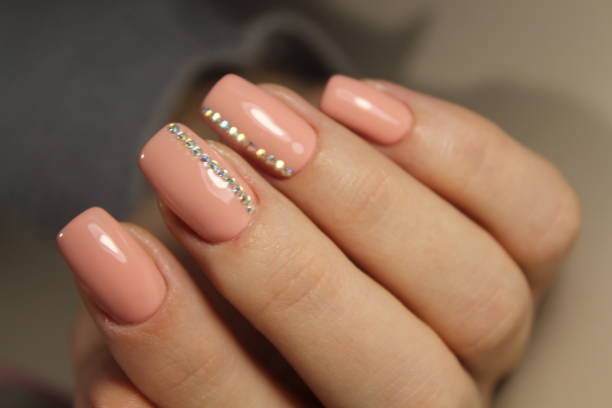 istock Nail art manicure. Beauty hands. 897656276