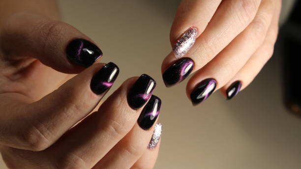 istock Nail art manicure. Beauty hands. 897656416