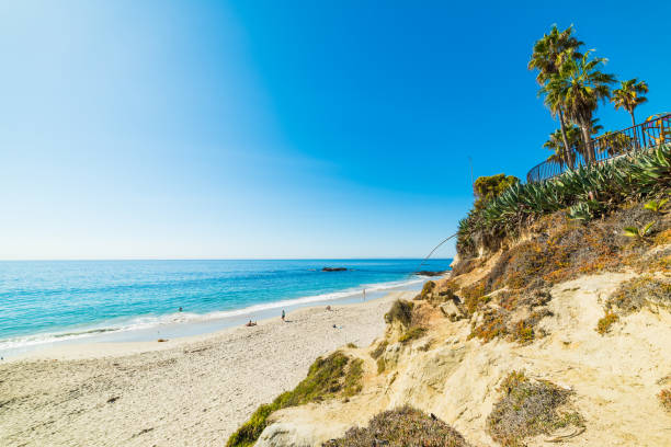 istock Clear sky over Laguna Beach shoreline 897658800