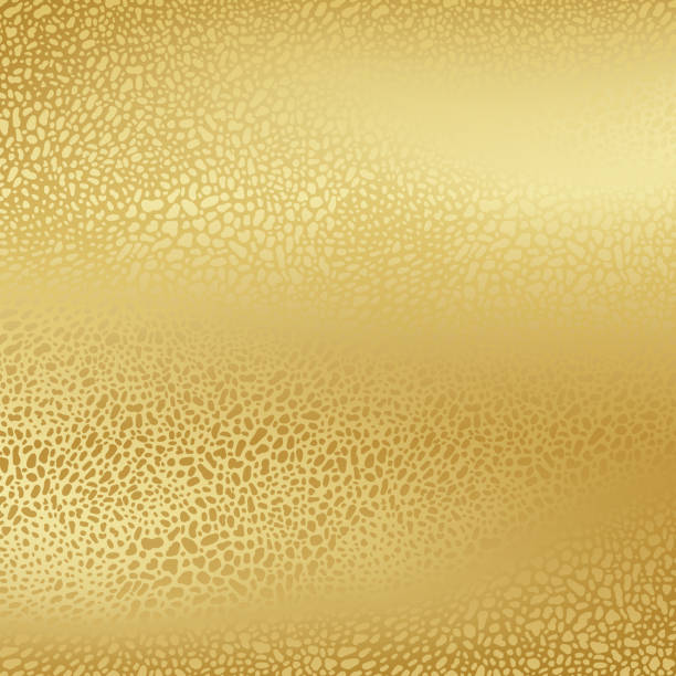 gold gradient leopard gruß musterdesign. vektor reichen exotischen tierhäuten reich verzierten, leuchtenden hintergrund im luxus-stil - exoticism animal africa cheetah stock-grafiken, -clipart, -cartoons und -symbole