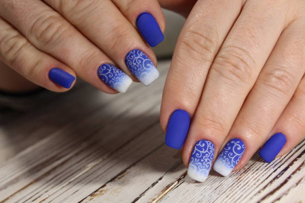 istock Bright, colorful design of manicure 897667616