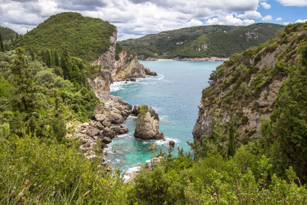 istock Paleokastritsa bay, Corfu Island, Greece 897667774