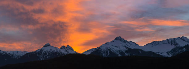 istock Sunset sky over Tantalus Range in Vancouver BC Canada winter panorama 897668296