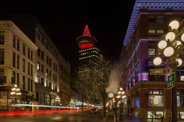 istock Gastown in Vancouver BC Canada at night 897668298