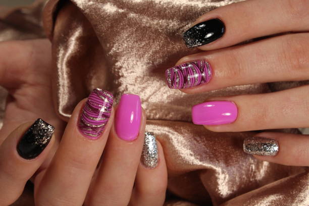 istock Fashion nails design manicure 897668706