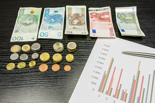 Financial settlement of operations in Euro and Polish Zloty.