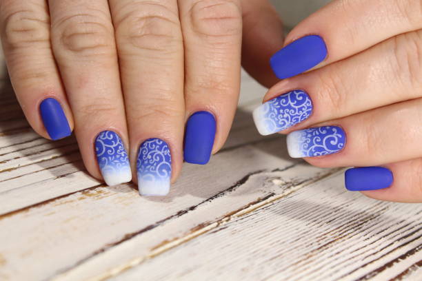 istock Bright, colorful design of manicure 897671634