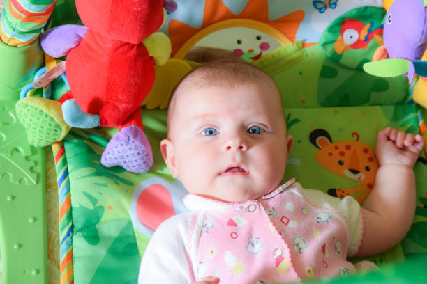 istock Cute baby girl 897671682