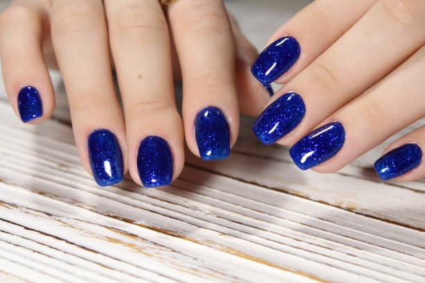 istock Fashion nails design manicure 897681672