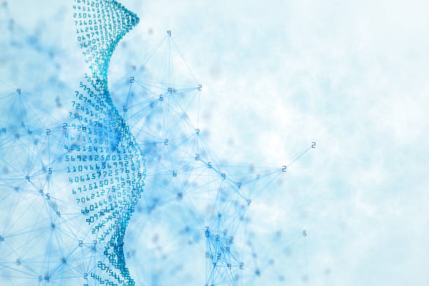 concepto de la medicina y la innovación - dna molecule biology molecular structure fotografías e imágenes de stock