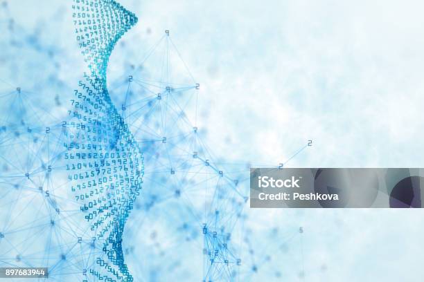 의학 및 혁신 개념 DNA에 대한 스톡 사진 및 기타 이미지 - DNA, 건강관리와 의술, 배경-주제