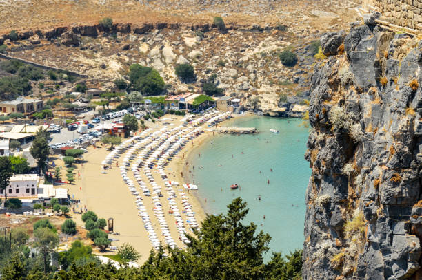 istock Lindos Beach in Rhodes, Greece 897697568